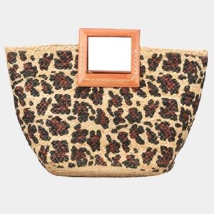 New York and Company Leopard Print Woven Tote Bag
NWT 
Tote/Travel/Pool bag